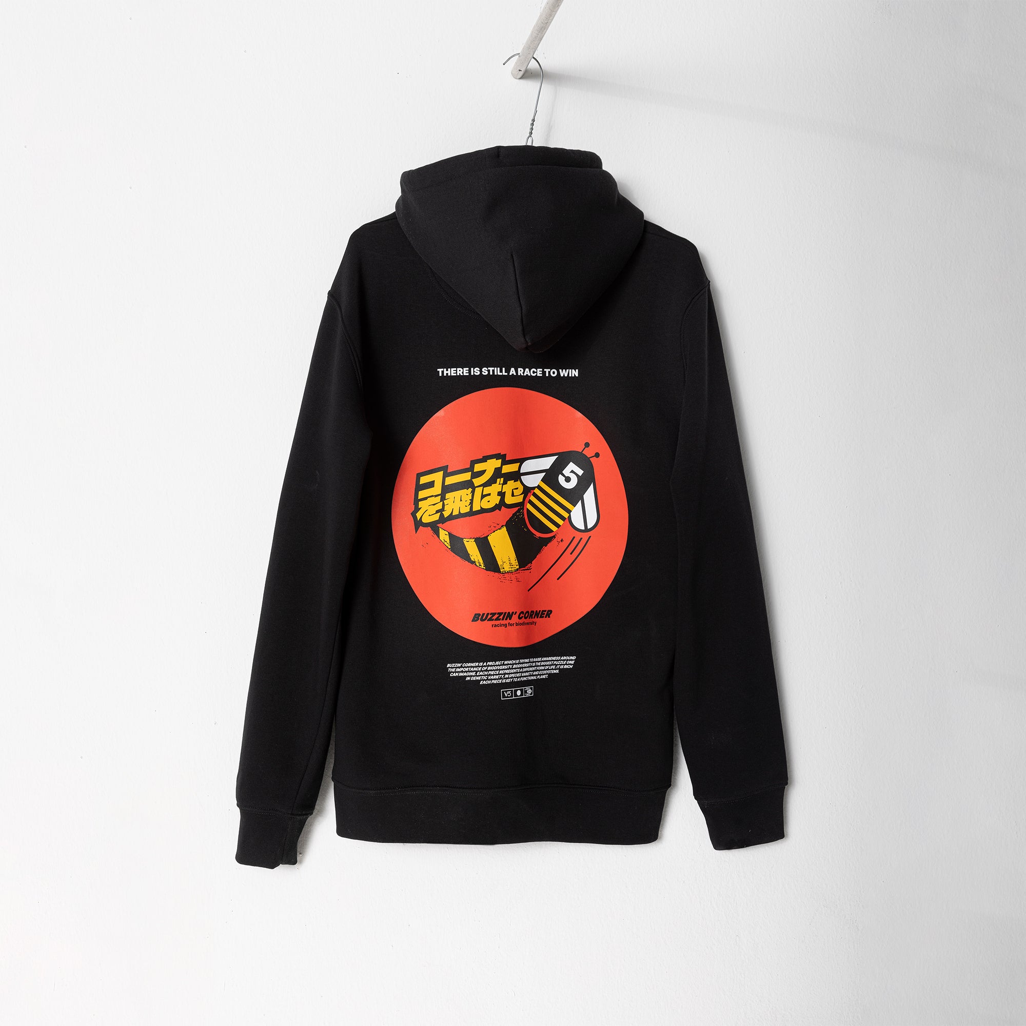 BUZZIN CORNER Hoodie Black